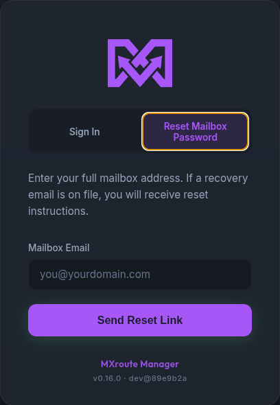 Amethyst Glow reset