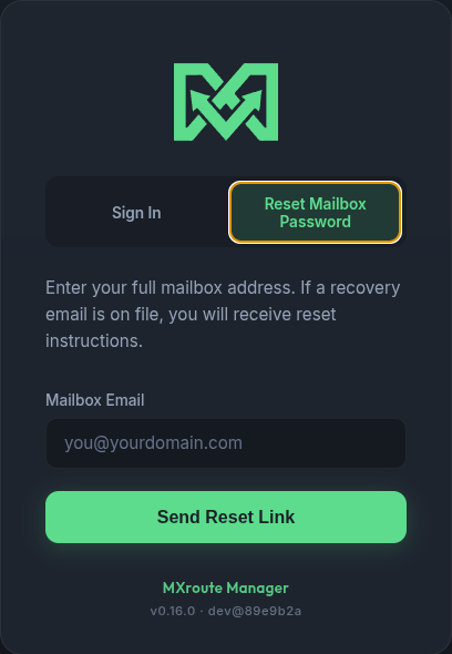 Emerald Glass reset